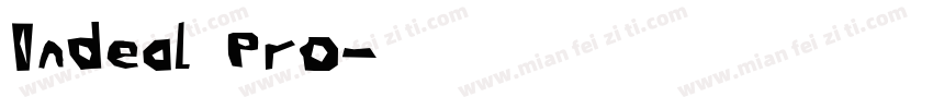 Indeal Pro字体转换